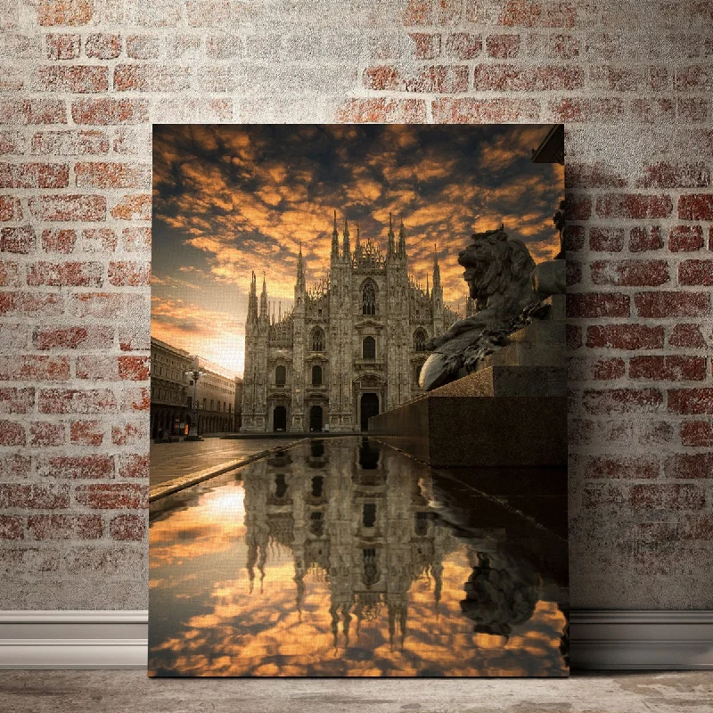 geometric pop art canvas prints-Duomo ll