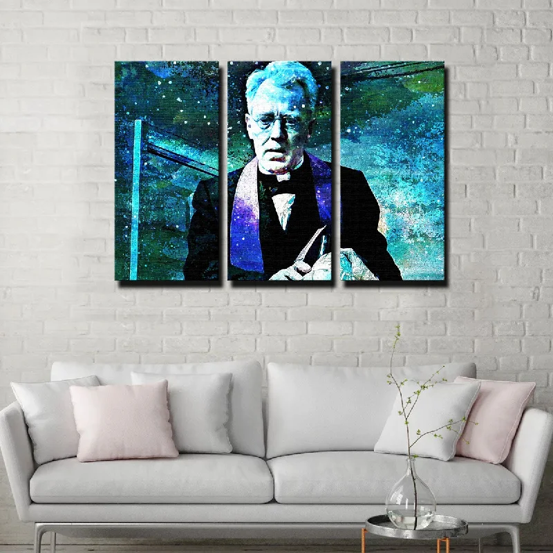 oversized pop art photography prints-Father Merrin Canvas Set