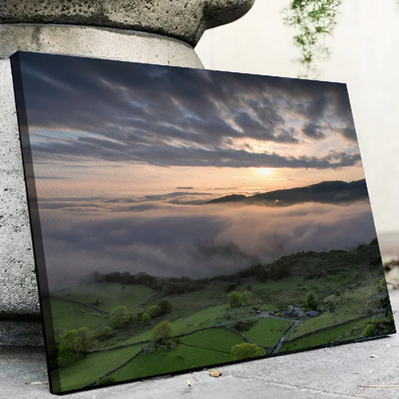 large floral prints for office-Fields of Snowdonia