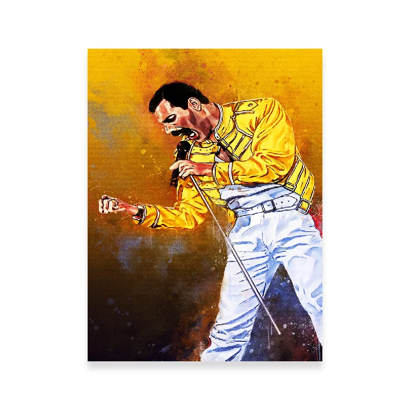 contemporary art prints for bedroom walls-Freddie Mercury Painting