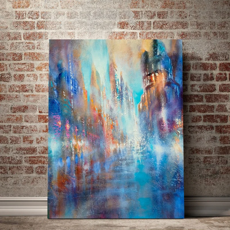 oversized tropical art for home-Into The Light