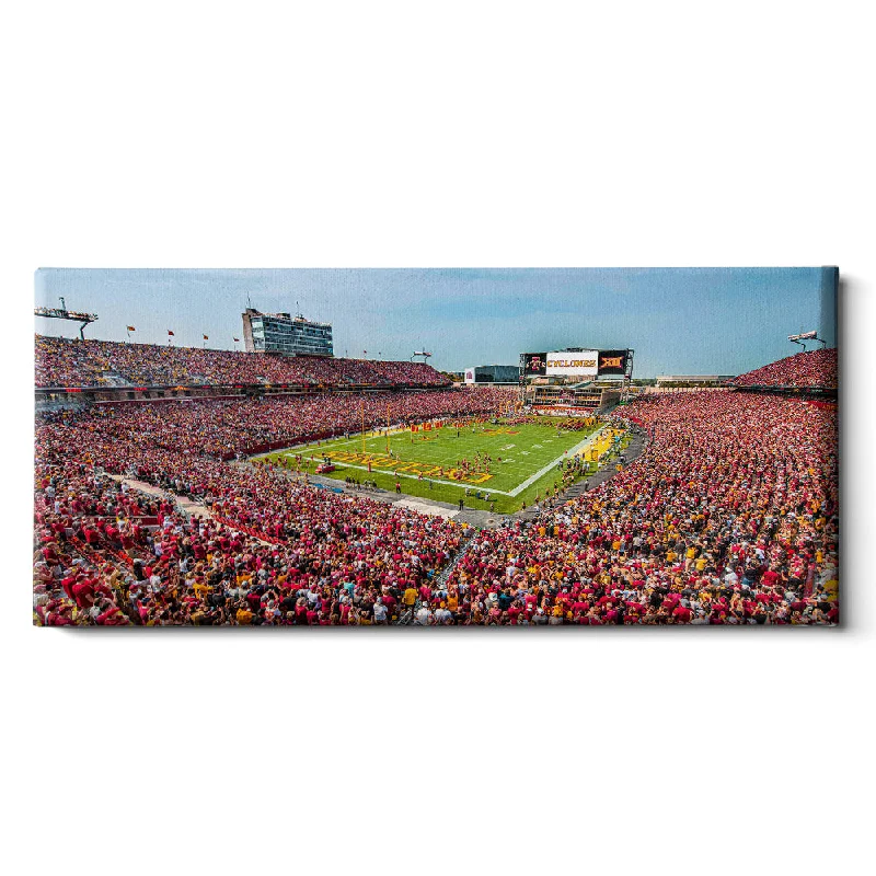 large floral art prints for bedroom-Iowa State Cyclones - Enter Cyclones Panoramic