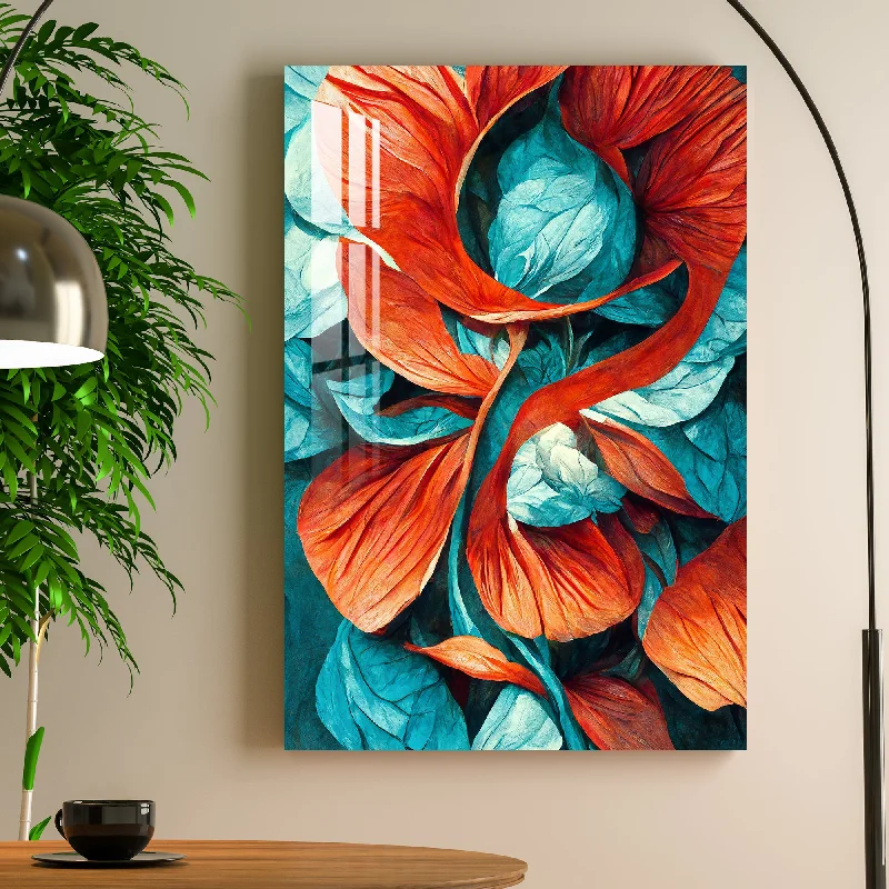 playful abstract prints for bedroom-Midautumn Vibes Acrylic Wall Art