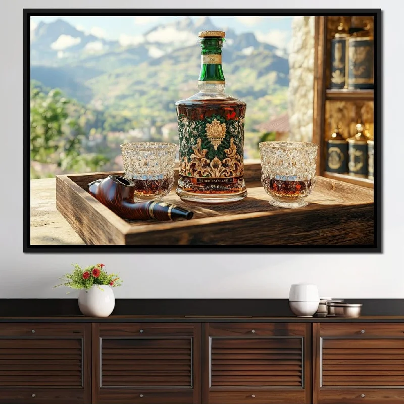 playful geometric art for kids room-Mountain Retreat Rum