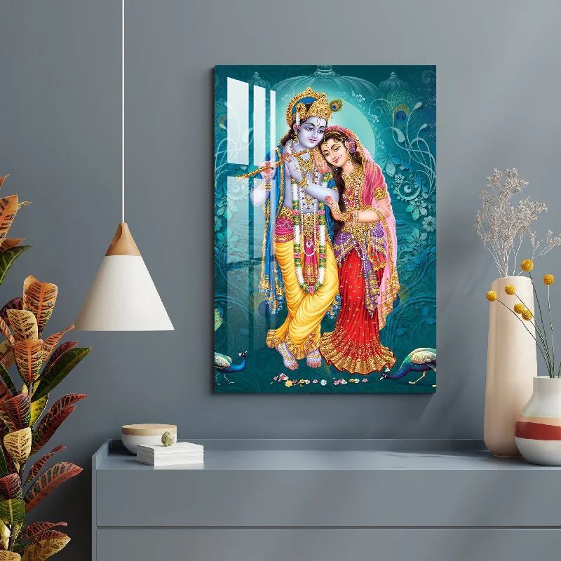 oversized floral art prints for living room-Murlidhar Acrylic Wall Art