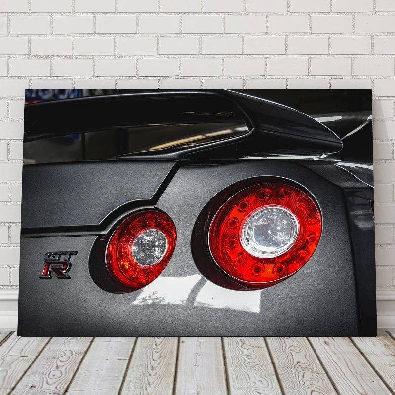 playful city wall prints for bedroom-Nissan GTR Taillight