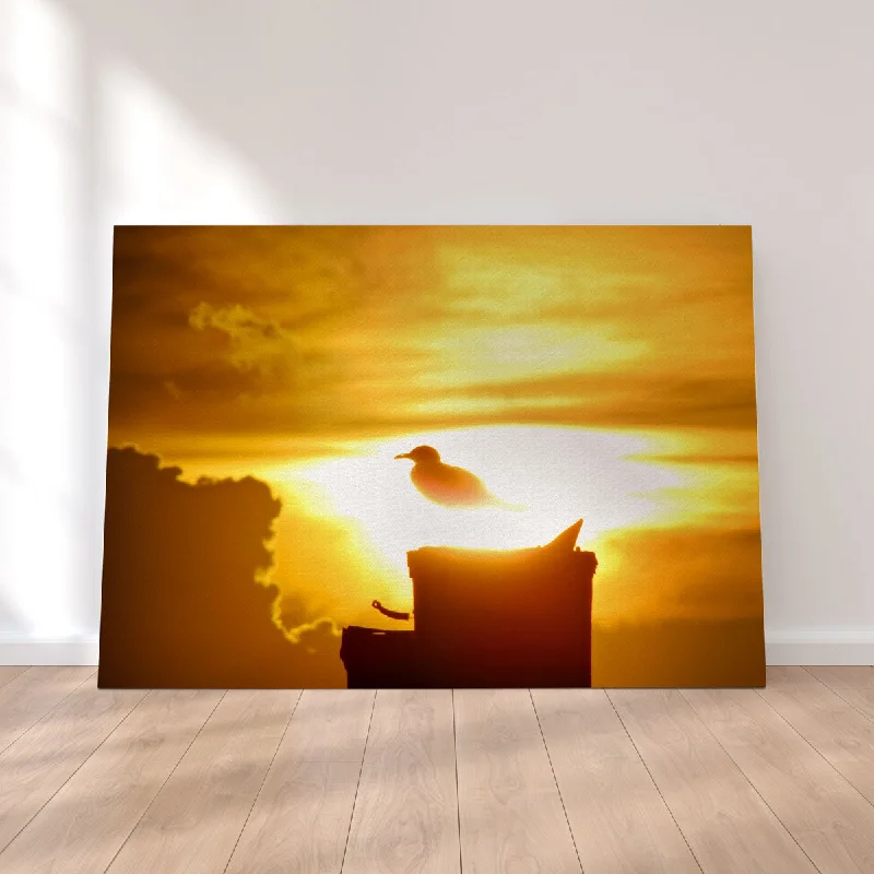 large tropical art prints for home-Nuclear Seagull