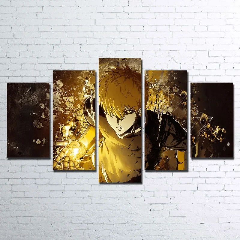 modern nature wall prints for home-One Punch Man Canvas Set