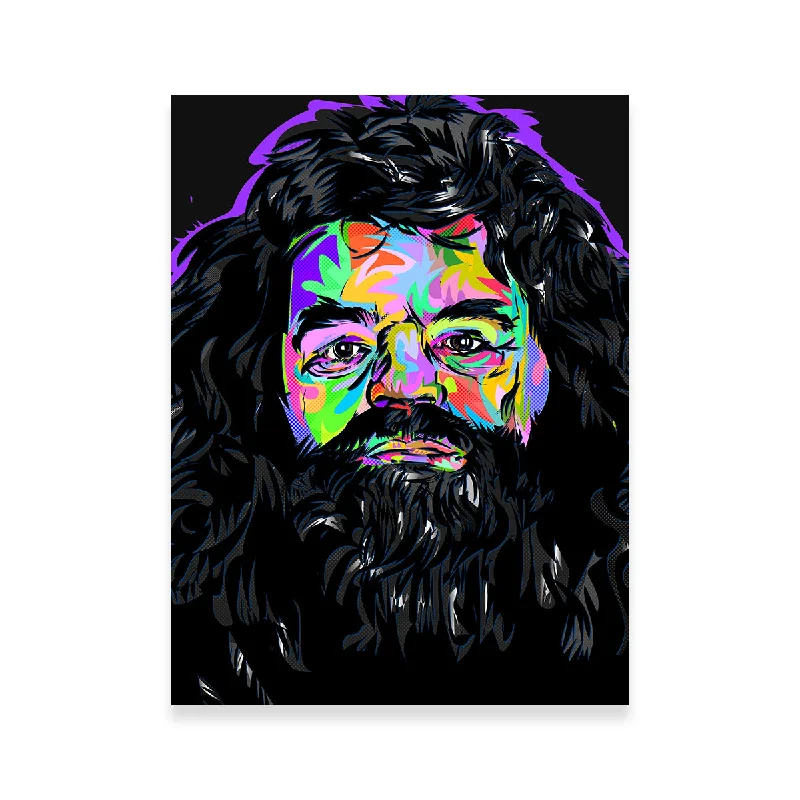 vibrant pop art canvas prints-Rip Hagrid