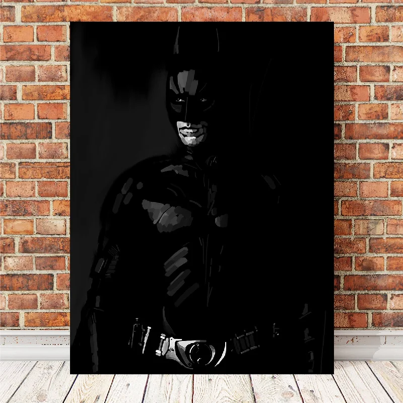 large landscape prints for bedroom-Shadow Dark Knight