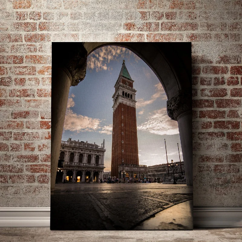 vintage abstract canvas prints for bedroom-St. Mark's Square