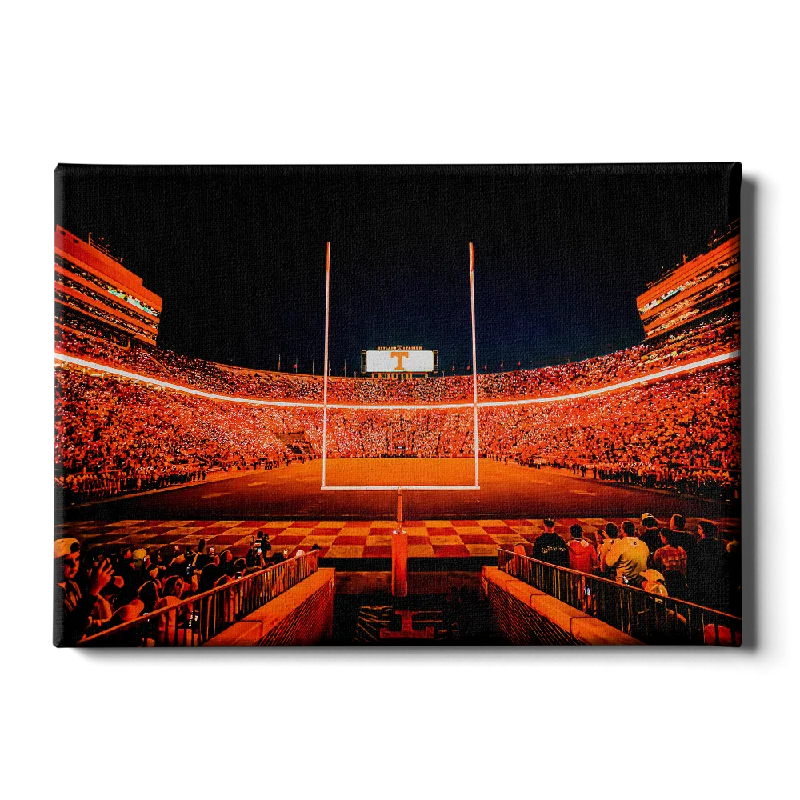 modern abstract floral prints for bedroom-Tennessee Volunteers - Light Up Neyland