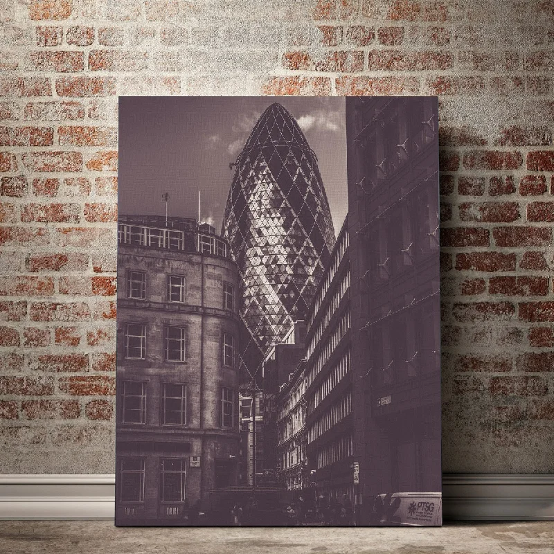 large abstract modern art prints for home-The Gherkin