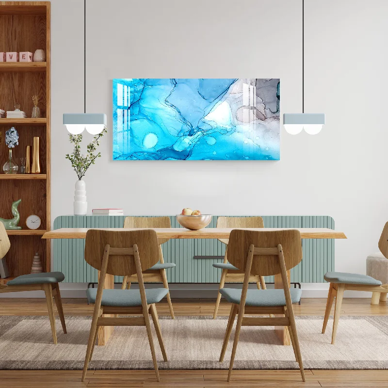 artistic coastal canvas wall art for living room-Water Splash Acrylic Wall Art