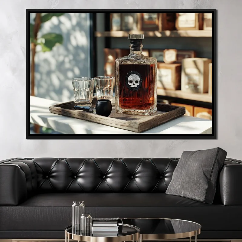 oversized pop art wall prints for home-Whiskey Shadows